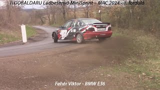 Fehér Viktor - BMW E36 II.GOBALDARU Ládbesenyő MiniSprint – MRC 2024 - 1. forduló