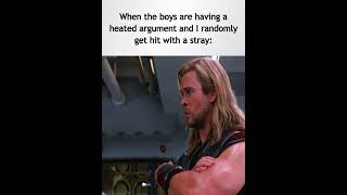 Next thing you know all their anger gets directed towards me 🫩💔 || #avengers #thor #nickfury