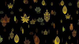 Animated Falling spinning Autumn Leaves - Looping Background / Screensaver 30 mins Ultra HD 4K