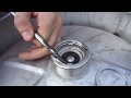 How to decompress a beer keg and remove valve