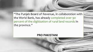 Punjab Urban Land System enhancement Project