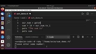 How to Get User Input in a Ruby Program