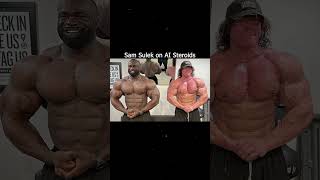 Sam Sulek vs Samson Dauda #AISteroidsFilter #Gigabody #AISteroids #Photoshop #SamSulek #SamsonDauda