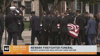 Funeral today for Newark Firefighter Augusto Acabou