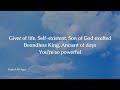 God Of All Ages by LoveWorld Singers (Oge, Lead) - Lyric Video