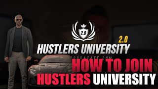 How to join the Hustlers University (Complete Guide)
