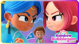 Episode 12 Highlight | Burning Blue | Mermaid Princess Cartoon | Rainbow Bubblegem 🌈