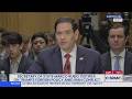 Secretary of State Marco Rubio Testifies at U.S. Senate