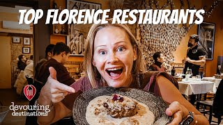 Best Restaurants in Florence Italy in 2022 -  Travel Addict Food Tour + Italy Vlog 2022