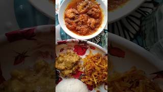 Lunch thali in Bengali style ||😋👌#shortvideo #youtubeshorts #viral #lunchthali