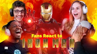 They didn't expect this movie to be this GOOD! *FIRST TIME* watching Iron Man (2008) Reaction Mashup