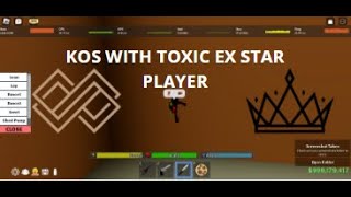 kos with toxic ex star player (del hood aim) HE LOGGED?!?!?!?!?!?