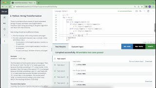 Hackerrank Python Basic Certification - String Transformation Solution