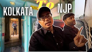 Kolkata to NJP Train Journey | 12363 Kolkata to  Haldibari Super Fast Express | Gangtok Trip Ep-1