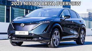 2023 Nissan Ariya in Aurora Green OVERVIEW