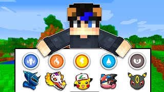 ATRAPÉ a TODOS los TIPOS Pokémon en Minecraft Pixelmon!