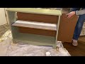 diy bookshelf makeover how to stop wood from bleed through flipping furniture