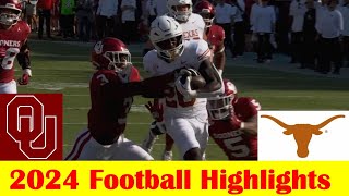 #18 Oklahoma vs #1 Texas Football Game Highlights 10 12 2024