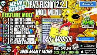 RELEASE!! PvZ Fusion 2.2.1 Mod Menu – 40+ Mods \u0026 New Features!