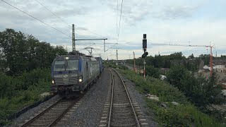 Herne (near A42); passing PKP Cargo freight train (20240614) (1 Clip)