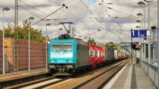 Crossrail BR 185 577 mit Shuttlewise UKV in Eimeldingen