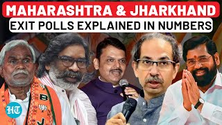 Battle For Maharashtra \u0026 Jharkhand: Deep-Dive Into Exit Polls | BJP | Shiv Sena | Congress | JMM