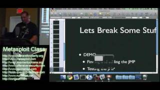 Metasploit Class Videos: 3 Metasploit Fuzzing and Exploit Development 4/6