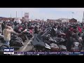 Hundreds of motorcycles revved through Temple University in memory of Sgt. Christopher Fitzgerald