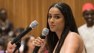 Lilly Singh (IISuperwomanII) speaks at #Youth2030  - launch of the United Nations Strategy