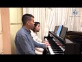 2022 christmas song 🎄聖誕歌 silent night cover by piano four hands 平安夜 四手聯彈版