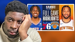 Knicks Sold The Win In Game 5 #7 76ERS at #2 KNICKS | FULL GAME 5 HIGHLIGHTS | April 30, 2024