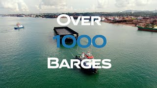 HOW DID WE DO IT? 20 YEARS. OVER 1000 BARGES.