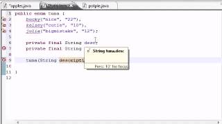 Java Programming Tutorial 44 Enumeration