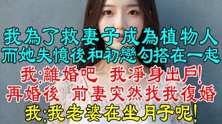 我為了救妻子成為植物人，而她失憶後和初戀勾搭在一起！我：離婚吧，我凈身出戶！我再婚後，前妻突然找我復婚！我：我老婆在坐月子呢！