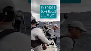 【ミドルボート全日本選手権2024】Day3 Race2は、Race1の後にすぐスタートジェネリコ以降、風向安定待ち→スタートジェネリコ→風向安定待ち→スタート、となった