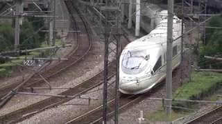 (4K) 中國鐵路 China Railway 和諧號CRH380CL型電聯車十六輛編組離開上海車站