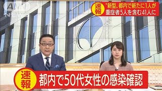 東京都内で新たな感染者を確認　50代の女性1人(20/03/03)