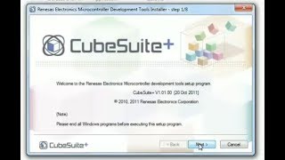 #5 Renesas  RL78 Series Microcontroller, IDE, CubeSuite+ Software Installation Steps