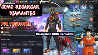 Cómo Hacer Recargas de DIAMANTES en FREE FIRE por PAGOSTORE gratis con Paypal - fácil y rápido 2025😎