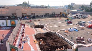 東京ディズニーランド 新エントランス工事状況（2018.12.21)