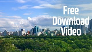 저작권 없는 무료영상소스 하늘, 구름, 자연, 도심, 숲, 풍경, 힐링, city, sky, cloud, free download video clip, korea [토니펀]