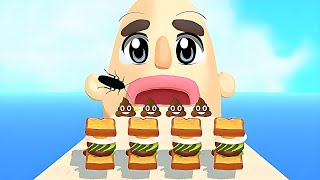 Sandwich Runner - SpeedRun All Levels Gameplay Walkthrough Android,ios New Update Ep12