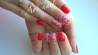 Дизайн Ногтей Завитки или Вензеля! Nail Art Designs