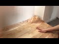 i covered my kitchen countertop with wood look foil