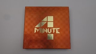 Unboxing 4Minute 포미닛 1st Korean Studio Album 4 Minutes Left