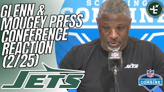 Aaron Glenn \u0026 Darren Mougey Press Conference Reaction! | NFL Combine 2025