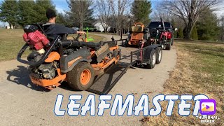 the LEAF-MASTER | Maruyama BL-9000 blower, fast REMOVAL | indestructible SCAG