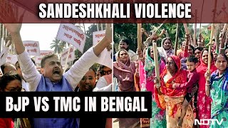 Sandeshkhali News | BJP Workers Clash With West Bengal Cops On Way To Sandeshkhali, MP In Hospital