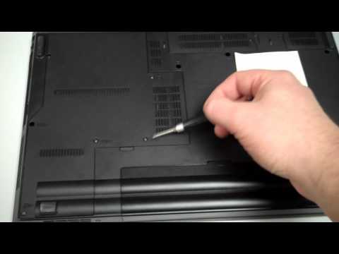 Lenovo SL510 (Thinkpad Laptop) Removing/Replacing the Hard Drive Lenovo SL510 (Thinkpad Laptop) Removing/Replacing the Hard Drive
