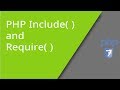 PHP - include and require